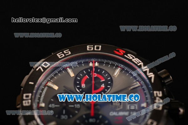 Tag Heuer Formula 1 Calibre 16 Miyota OS10 Quartz PVD Case with Grey Dial and Stick Markers - Click Image to Close